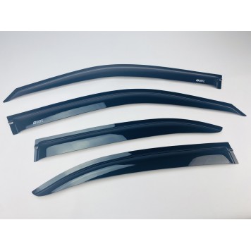 Дефлектори вікон Mercedes E-class W-210 1995-2002 Sedan накладні (DEFL) Q2-3